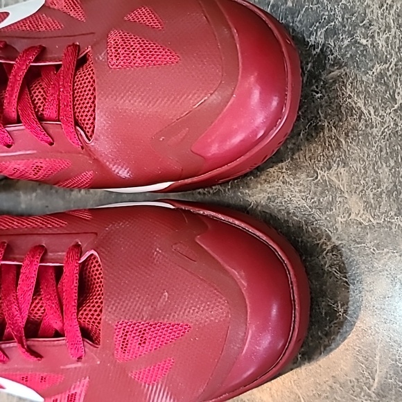 Nike Air Max Hyper Aggressor TB Gym Red White Mens Sneakers 524867-600 Size 14 - Picture 14 of 16